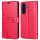 Handy Tasche für Samsung Galaxy A27 Hülle Handyhülle Klapphülle Wallet Case A27 Rot