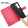 Handy Tasche für Samsung Galaxy A27 Hülle Handyhülle Klapphülle Wallet Case A27 Rot