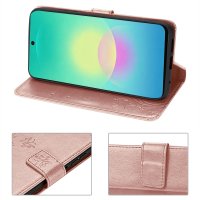 Handy Tasche für Samsung Galaxy A27 Hülle Handyhülle Klapphülle Wallet Case A27 Rosegold