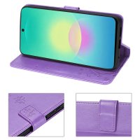 Handy Tasche für Samsung Galaxy A27 Hülle Handyhülle Klapphülle Wallet Case A27 Lila