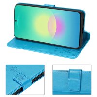 Handy Tasche für Samsung Galaxy A27 Hülle Handyhülle Klapphülle Wallet Case A27 Blau