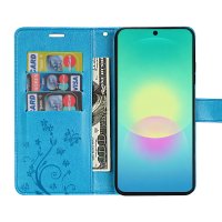 Handy Tasche für Samsung Galaxy A27 Hülle Handyhülle Klapphülle Wallet Case A27 Blau