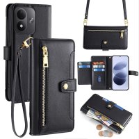 Handykette PU Leder für Xiaomi Redmi Note 17 Schwarz