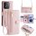 Handykette PU Leder für Xiaomi Redmi Note 17 Rosa