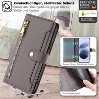 Handykette PU Leder für Xiaomi Redmi Note 17 Grau