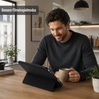 Hülle für Samsung Galaxy Tab A9 (8,7 Zoll) Schwarz