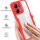 360° Grad Hülle für Xiaomi Redmi 17 4G / 5G Handyhülle Integriertem Displayschutz Rot