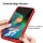 360° Grad Hülle für Xiaomi Redmi 17 4G / 5G Handyhülle Integriertem Displayschutz Rot