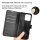 Klapphülle für Motorola Moto G57 / G67 Power Handy Tasche Wallet Case Handyhülle Schwarz