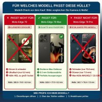 Klapphülle für Motorola Edge 70 Max Handy Tasche Wallet Case Handyhülle Schwarz
