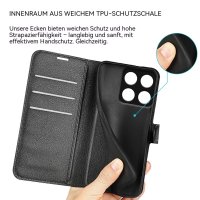 Klapphülle für Motorola Edge 70 Max Handy Tasche Wallet Case Handyhülle Schwarz