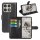 Klapphülle für Motorola Edge 70 Pro Handy Tasche Wallet Case Handyhülle Schwarz
