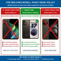 360° Grad Hülle für Xiaomi Redmi Note 17 4G / 5G Handyhülle Integriertem Displayschutz Schwarz
