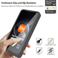 360° Grad Hülle für Xiaomi Redmi Note 17 Pro 5G Handyhülle Integriertem Displayschutz Schwarz
