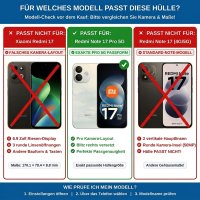 360° Grad Hülle für Xiaomi Redmi Note 17 Pro 5G Handyhülle Integriertem Displayschutz Lila