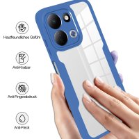 360° Grad Hülle für Xiaomi Redmi Note 17 Pro 5G Handyhülle Integriertem Displayschutz Blau