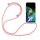 Handykette für Xiaomi Redmi 17 4G / 5G Hülle mit Band Case Handyhülle mit Kette in Rosa