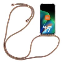 Handykette für Xiaomi Redmi 17 4G / 5G Hülle mit Band Case Handyhülle mit Kette in Rainbow