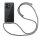 Handykette für Xiaomi Redmi 17 4G / 5G Hülle mit Band Case Handyhülle mit Kette in Grau