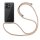 Handykette für Xiaomi Redmi 17 4G / 5G Hülle mit Band Case Handyhülle mit Kette in Beige / Braun