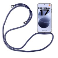 Handykette für Xiaomi Redmi Note 17 (4G / 5G) Hülle mit Band Case Handyhülle mit Kette in Blau