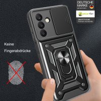 Outdoor Panzer Hülle für Samsung Galaxy A18 A17 A26 mit Kameraschutz Ringhalter Schwarz