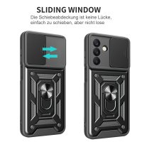 Outdoor Panzer Hülle für Samsung Galaxy A18 A17 A26 mit Kameraschutz Ringhalter Schwarz