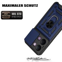 Outdoor Hülle für Xiaomi Redmi 17C Handyhülle Kameraschutz Ringhalter Blau