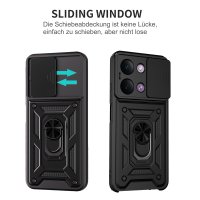 Outdoor Hülle für Xiaomi Redmi 17C Handyhülle Kameraschutz Ringhalter Schwarz