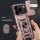 Panzer Hülle für iPhone 17 Pro / 18 Pro Handyhülle mit Kameraschutz Ringhalter Rosegold