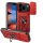Panzer Hülle für iPhone 17 Pro / 18 Pro Handyhülle mit Kameraschutz Ringhalter Rot