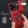 Panzer Hülle für iPhone 17 Pro / 18 Pro Handyhülle mit Kameraschutz Ringhalter Rot