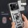 Panzer Hülle für iPhone 17 Pro / 18 Pro Handyhülle mit Kameraschutz Ringhalter Silber